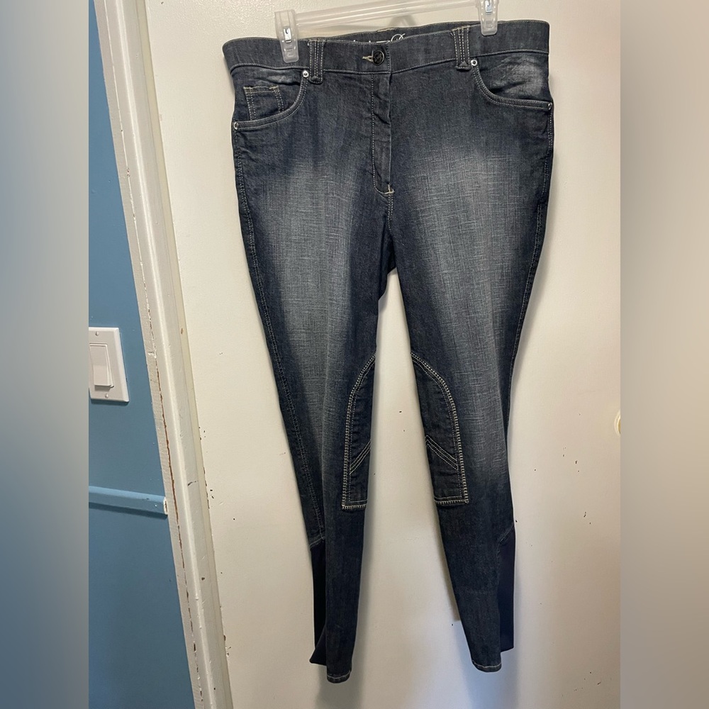 Horse Riding Jeans Dark Wash Women's Western